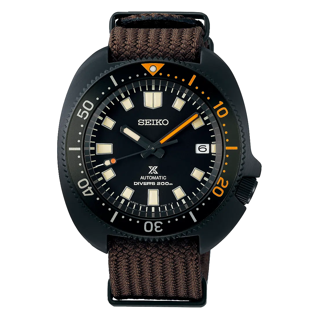 Ediție limitată Prospex Sea 1970 Heritage Diver’s Black Series SPB257